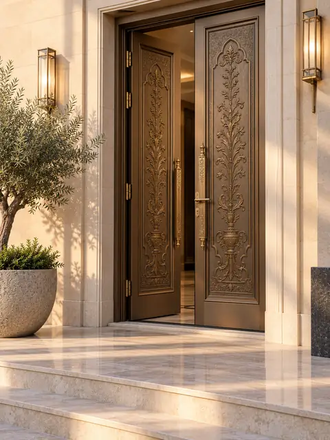 باب ألمنيوم مصبوب 2